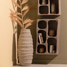 Laden Sie das Bild in den Galerie-Viewer, CLAY WALL CABINET PAPIER MACHE GREY