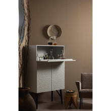 Laden Sie das Bild in den Galerie-Viewer, CARVED ORGANIC BAR CABINET MANGO WOOD MIST
