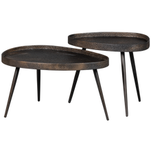 Load image into Gallery viewer, CRUDE SIDETABLES ANTIQUE BRONZE - SET OF 2