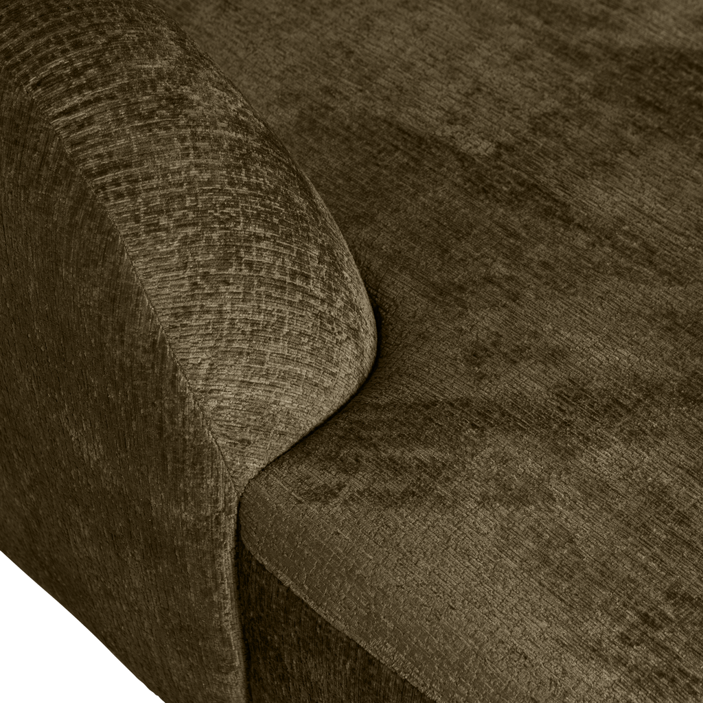 RODEO CORNER SOFA RIGHT STRUCTURE VELVET WHEATFIELD