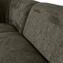 Laden Sie das Bild in den Galerie-Viewer, SLOPING CORNER SOFA LEFT STRUCTURE VELVET FROST