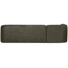 Laden Sie das Bild in den Galerie-Viewer, SLOPING CORNER SOFA LEFT STRUCTURE VELVET FROST