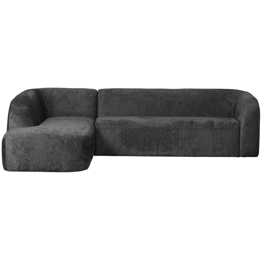 SLOPING CORNER SOFA LEFT STRUCTURE VELVET MOUNTAIN