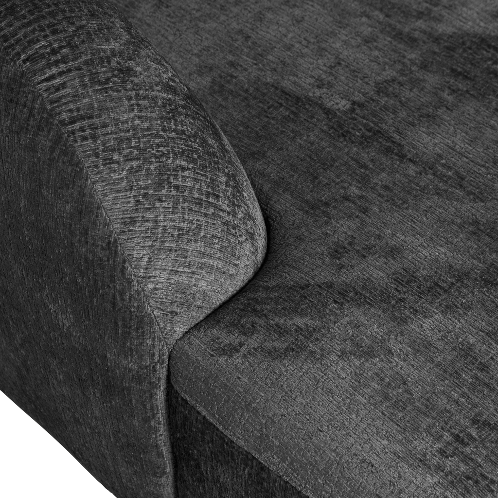 SLOPING CORNER SOFA LEFT STRUCTURE VELVET MOUNTAIN