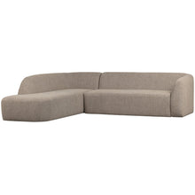 Laden Sie das Bild in den Galerie-Viewer, SLOPING CORNER SOFA LEFT NATURAL MELANGE