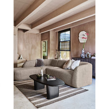 Laden Sie das Bild in den Galerie-Viewer, SLOPING CORNER SOFA LEFT NATURAL MELANGE