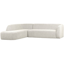 Laden Sie das Bild in den Galerie-Viewer, SLOPING CORNER SOFA LEFT PEARL MELANGE