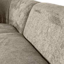 Laden Sie das Bild in den Galerie-Viewer, SLOPING CORNER SOFA LEFT STRUCTURE VELVET WHEATFIELD