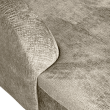 Laden Sie das Bild in den Galerie-Viewer, SLOPING CORNER SOFA LEFT STRUCTURE VELVET WHEATFIELD