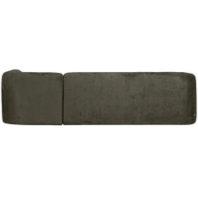 Load image into Gallery viewer, SLOPING CORNER SOFA RIGHT STRUCTURE VELVET FROST