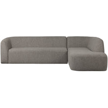 Laden Sie das Bild in den Galerie-Viewer, SLOPING CORNER SOFA RIGHT GREY MELANGE