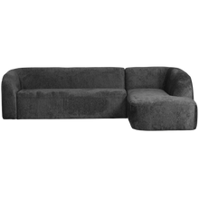 Load image into Gallery viewer, SLOPING CORNER SOFA RIGHT STRUCTURE VELVET MOUNTAIN