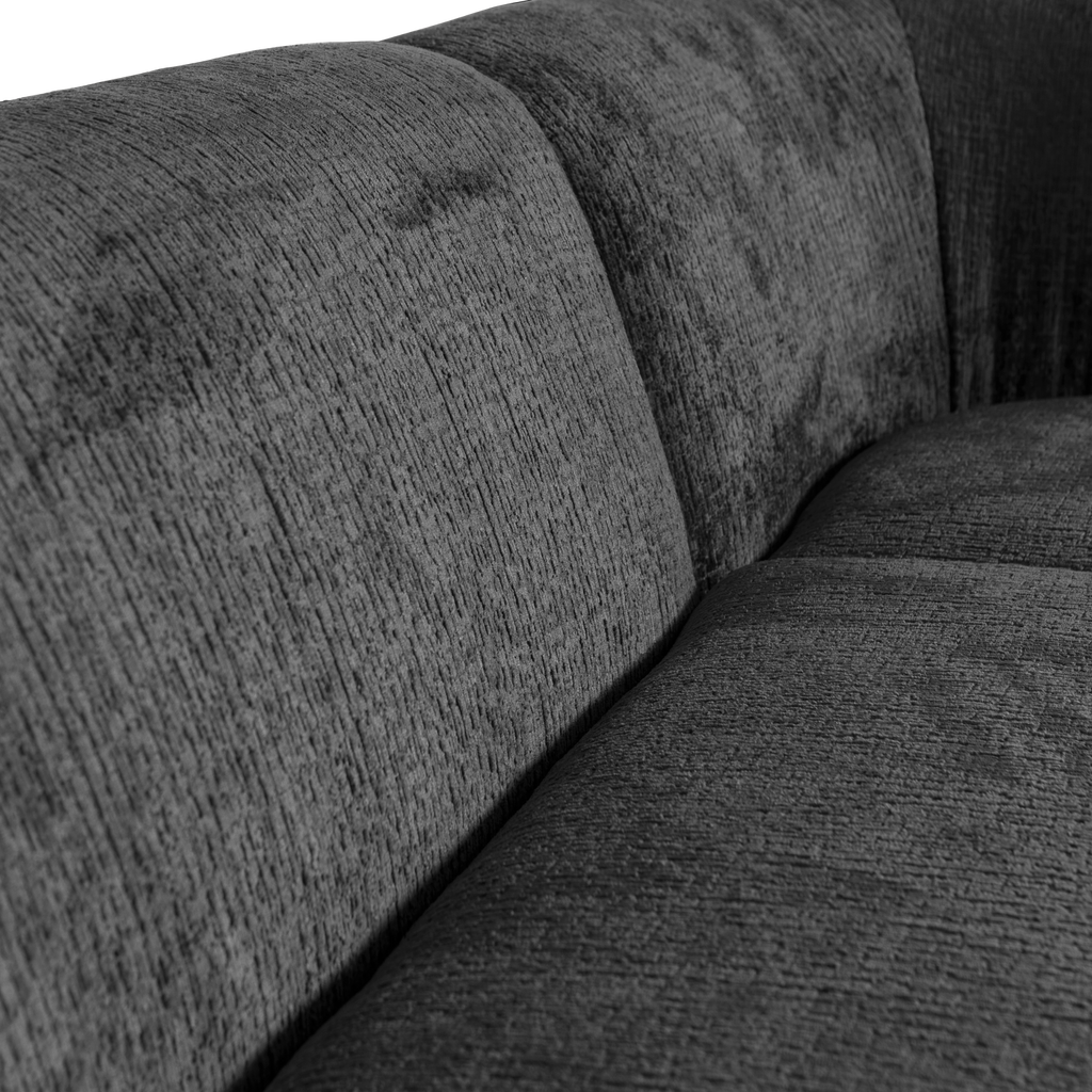 SLOPING CORNER SOFA RIGHT STRUCTURE VELVET MOUNTAIN