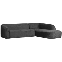 Load image into Gallery viewer, SLOPING CORNER SOFA RIGHT STRUCTURE VELVET MOUNTAIN