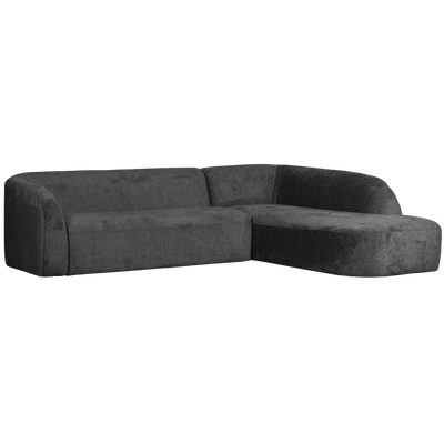 SLOPING CORNER SOFA RIGHT STRUCTURE VELVET MOUNTAIN