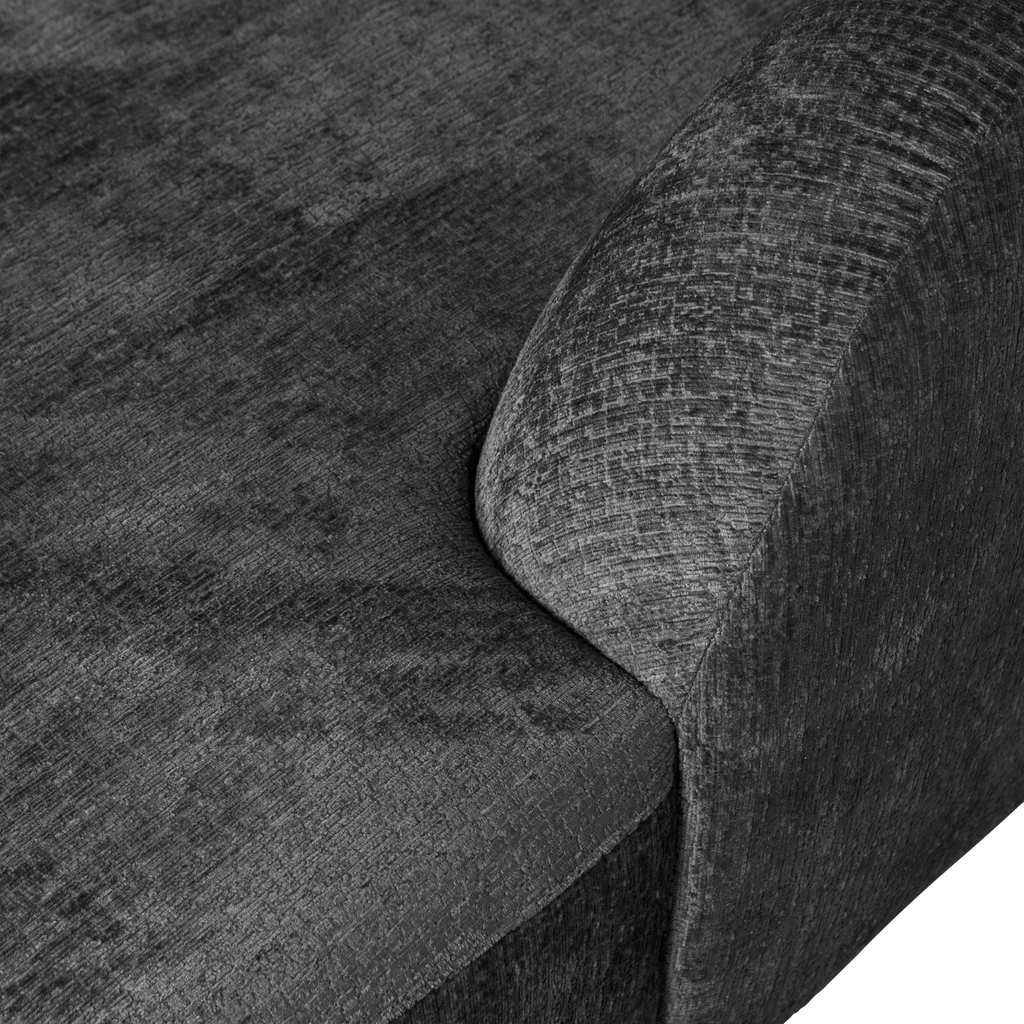 SLOPING CORNER SOFA RIGHT STRUCTURE VELVET MOUNTAIN