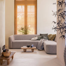 Load image into Gallery viewer, SLOPING CORNER SOFA RIGHT NATURAL MELANGE