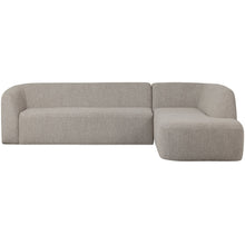 Laden Sie das Bild in den Galerie-Viewer, SLOPING CORNER SOFA RIGHT OFF WHITE MELANGE