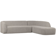 Laden Sie das Bild in den Galerie-Viewer, SLOPING CORNER SOFA RIGHT OFF WHITE MELANGE