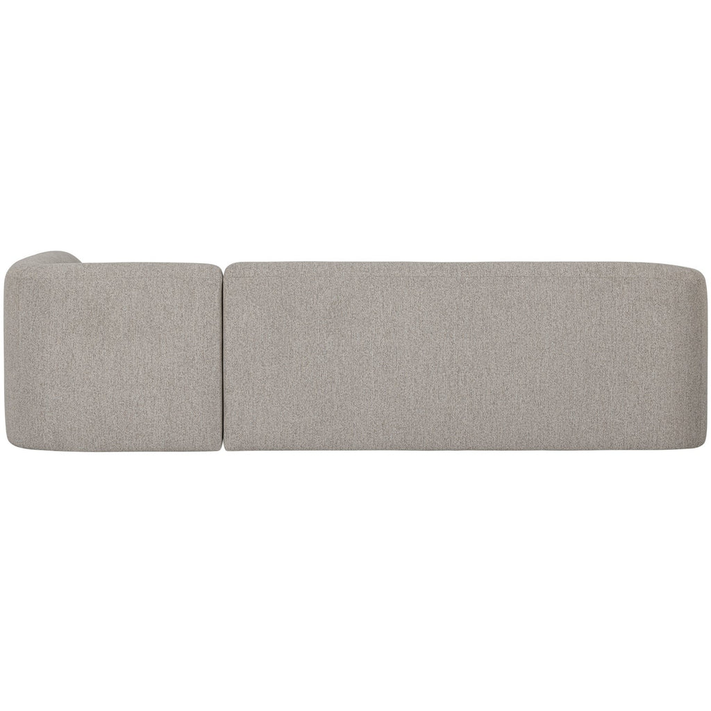 SLOPING CORNER SOFA RIGHT OFF WHITE MELANGE
