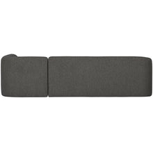 Laden Sie das Bild in den Galerie-Viewer, SLOPING CORNER SOFA RIGHT GREY/BLACK MELANGE