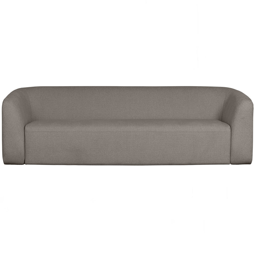 SLOPING 3-SEATER SOFA GREY MELANGE