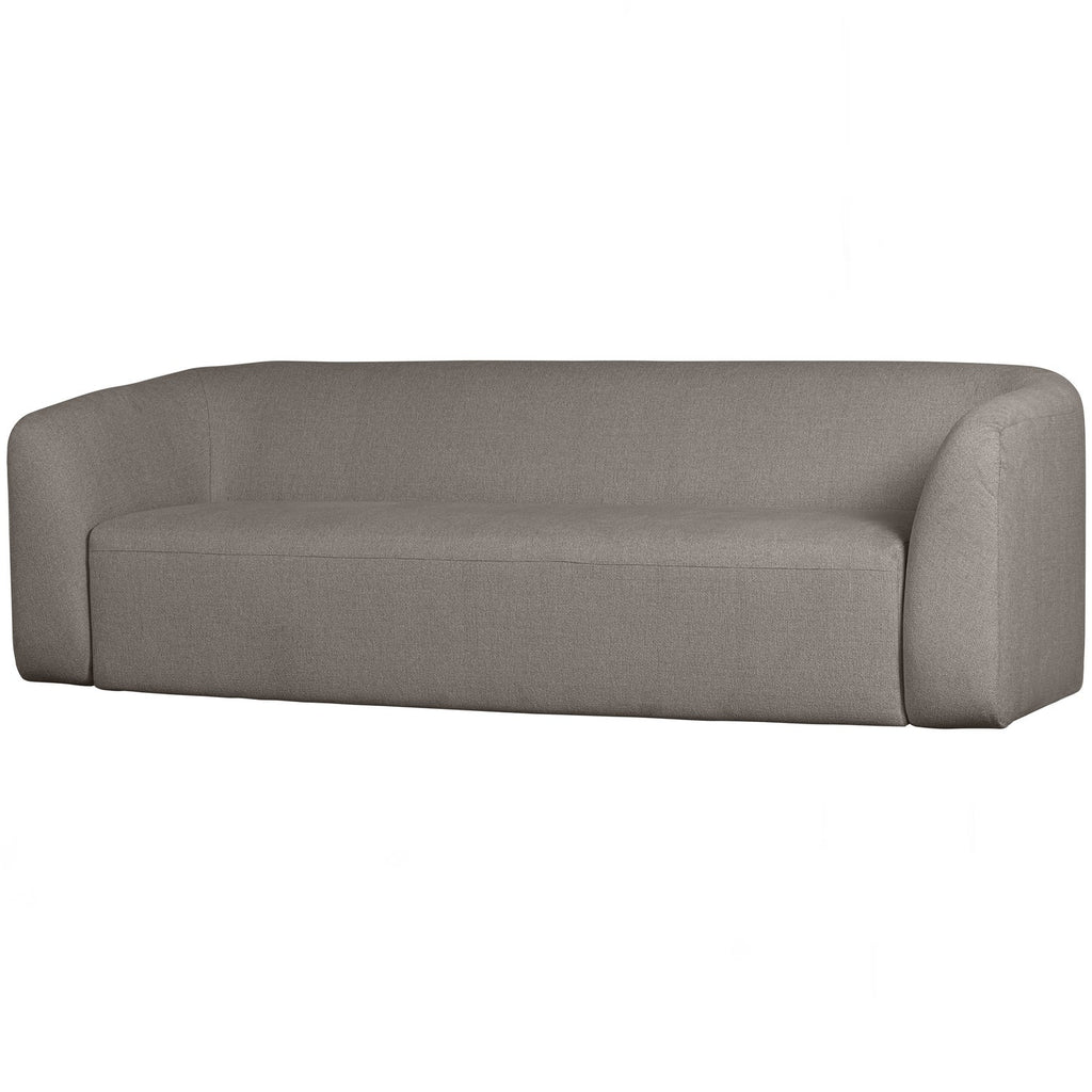 SLOPING 3-SEATER SOFA GREY MELANGE