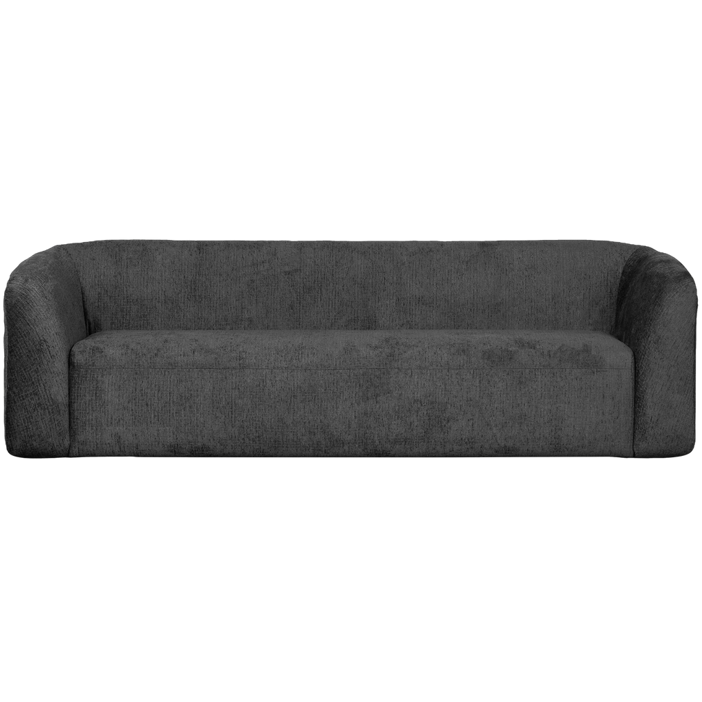 SLOPING 3-SEATER SOFA STRUCTURE VELVET MOUNTAIN