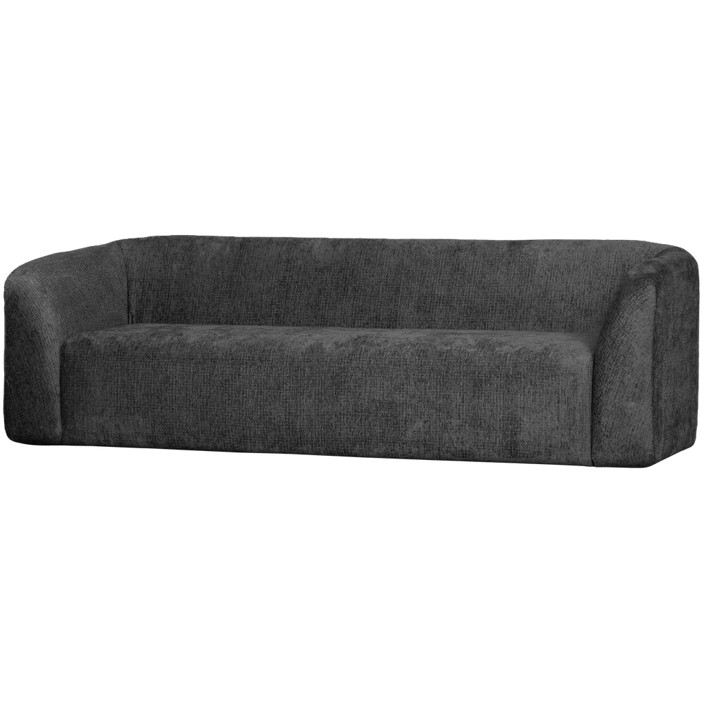 SLOPING 3-SEATER SOFA STRUCTURE VELVET MOUNTAIN