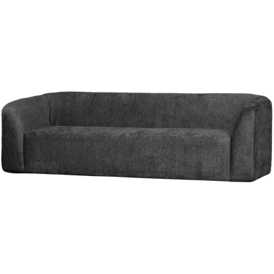 SLOPING 3-SEATER SOFA STRUCTURE VELVET MOUNTAIN