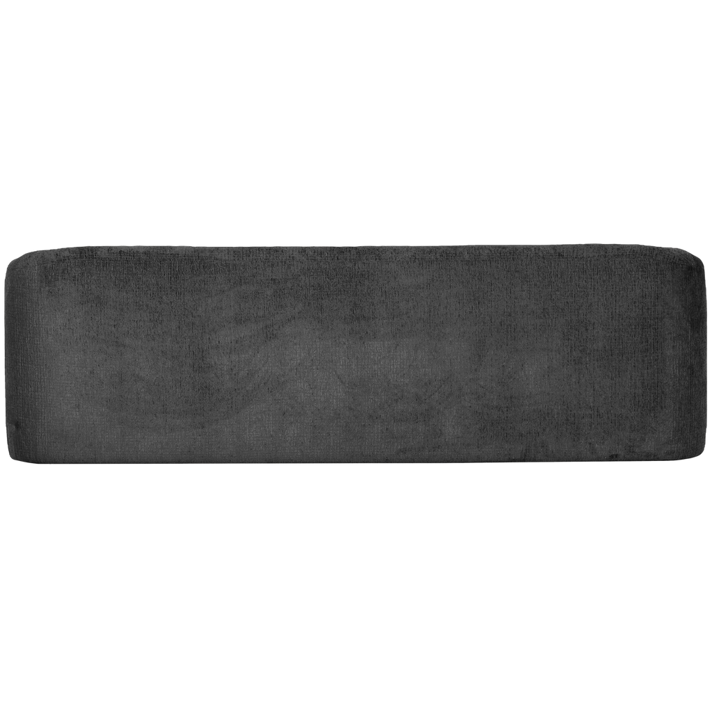 SLOPING 3-SEATER SOFA STRUCTURE VELVET MOUNTAIN