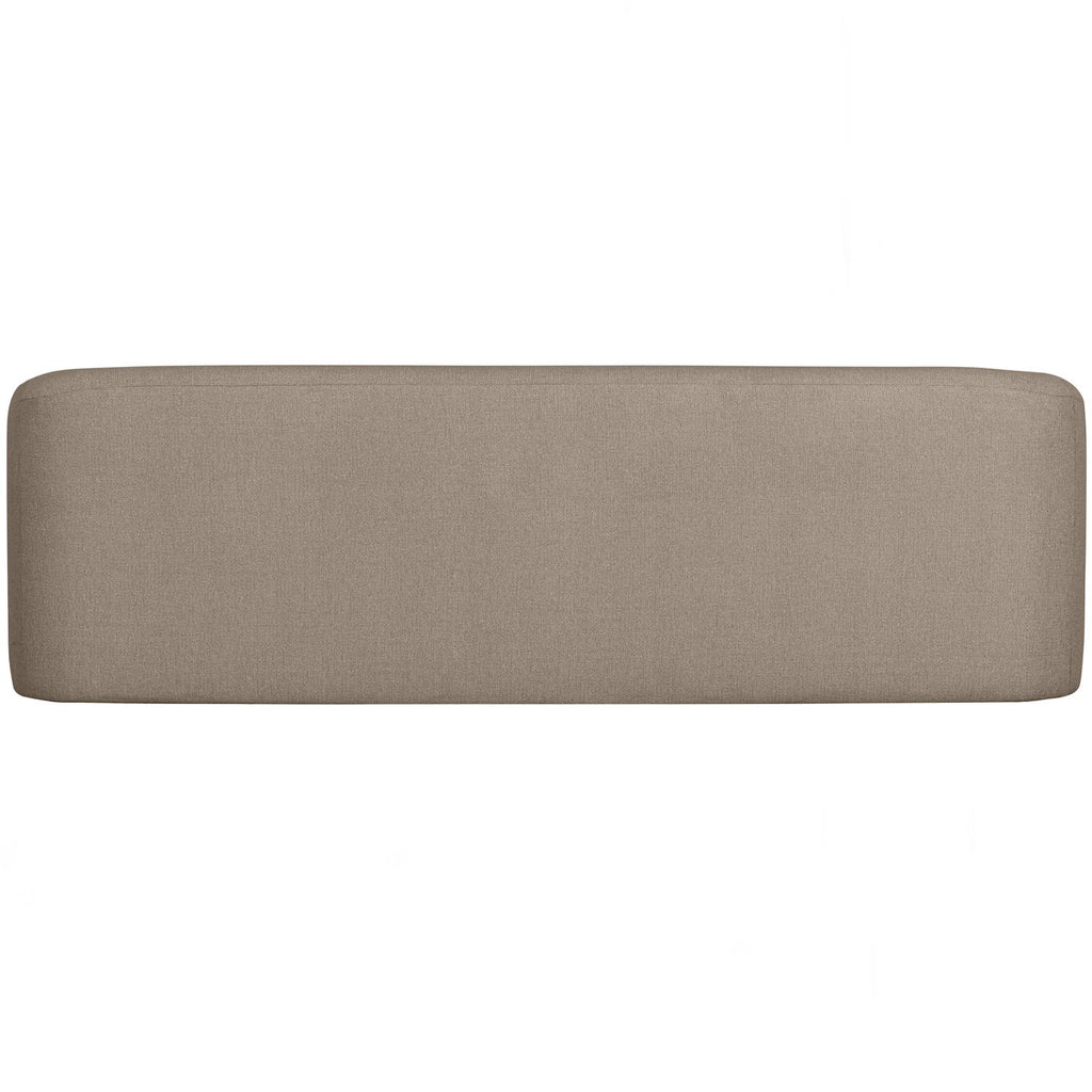 SLOPING 3-SEATER SOFA NATURAL MELANGE