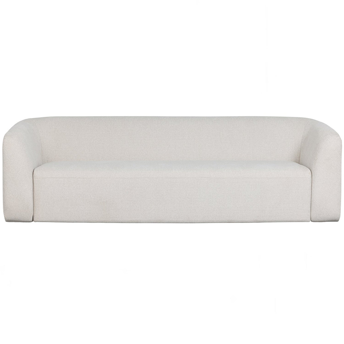 SLOPING 3-SEATER SOFA PEARL MELANGE