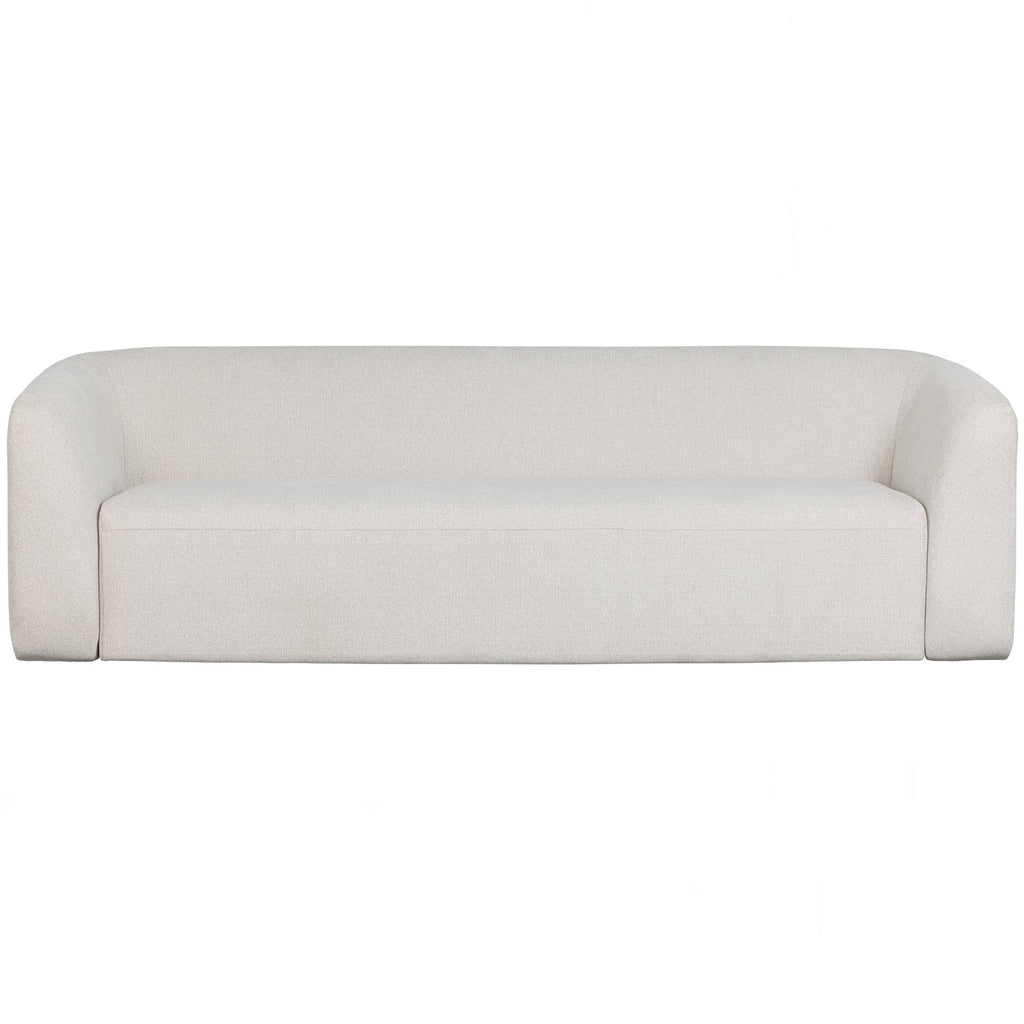 SLOPING 3-SEATER SOFA PEARL MELANGE