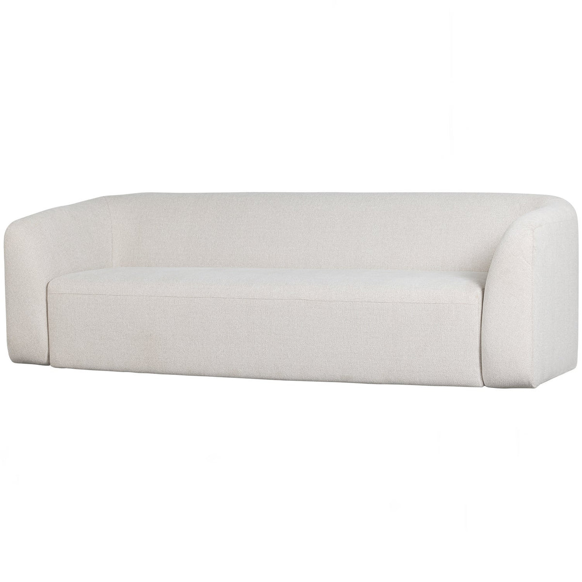 SLOPING 3-SEATER SOFA PEARL MELANGE
