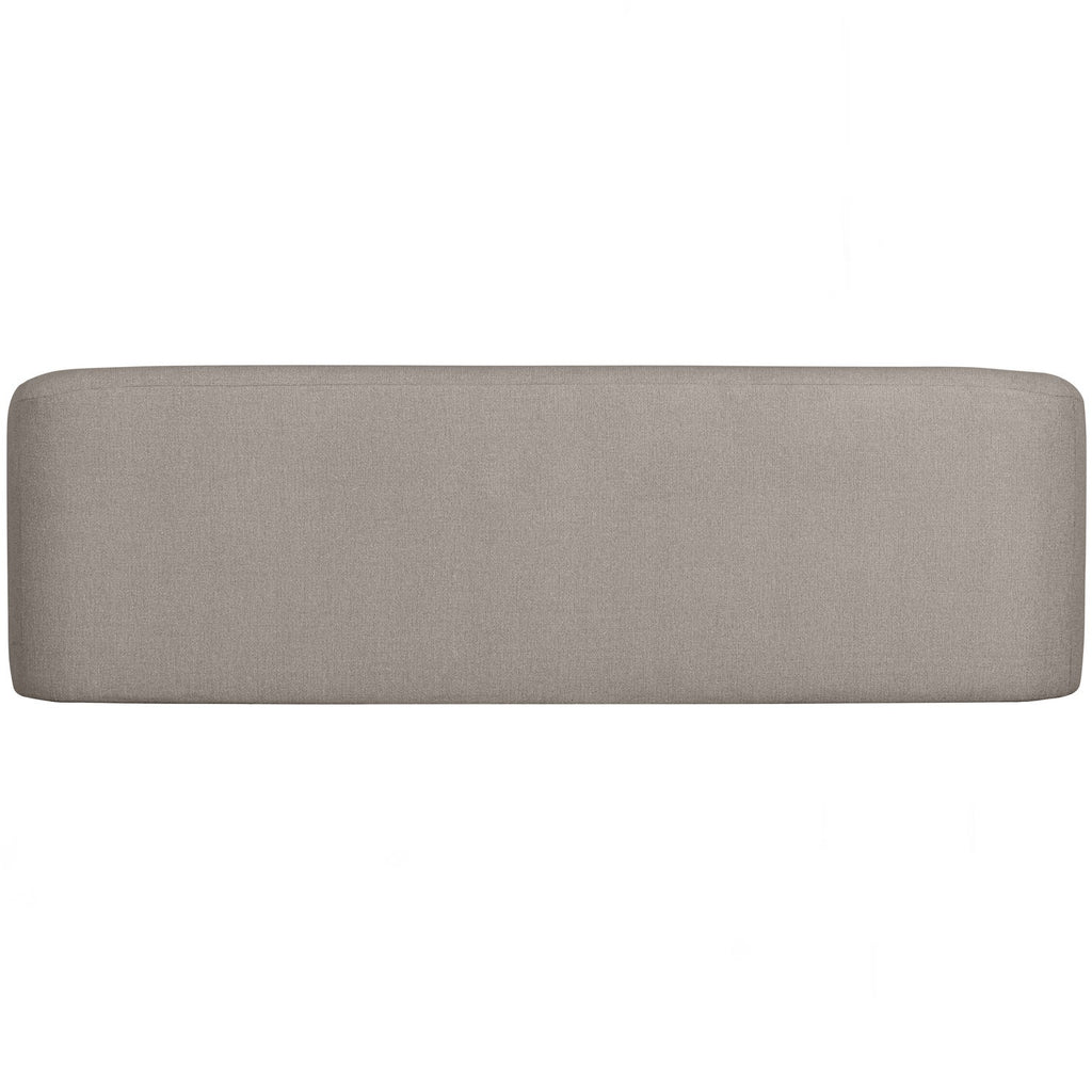 SLOPING 3-SEATER SOFA OFF WHITE MELANGE