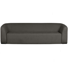 Laden Sie das Bild in den Galerie-Viewer, SLOPING 3-SEATER SOFA GREY/BLACK MELANGE