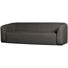 Laden Sie das Bild in den Galerie-Viewer, SLOPING 3-SEATER SOFA GREY/BLACK MELANGE