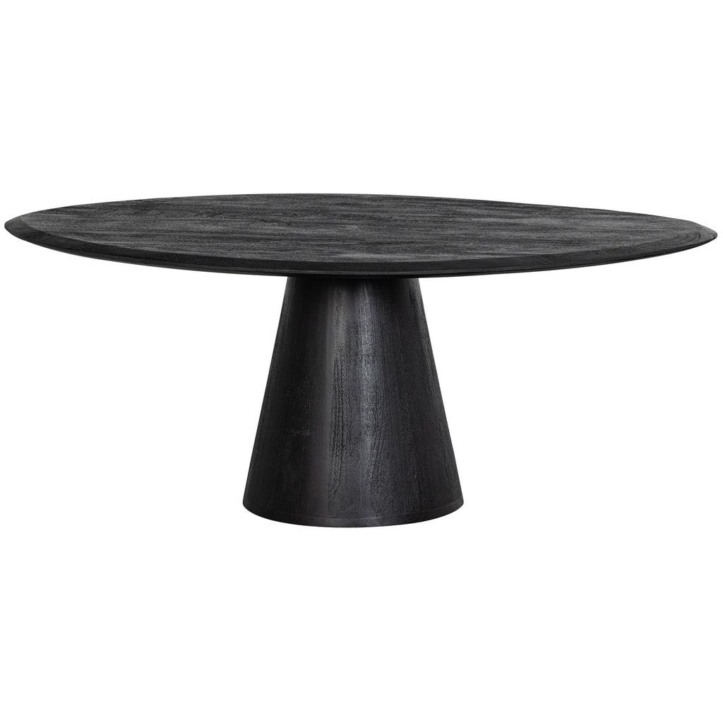 POSTURE COFFEE TABLE MANGO WOOD BLACK O120CM