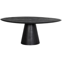 Laden Sie das Bild in den Galerie-Viewer, POSTURE COFFEE TABLE MANGO WOOD BLACK O120CM