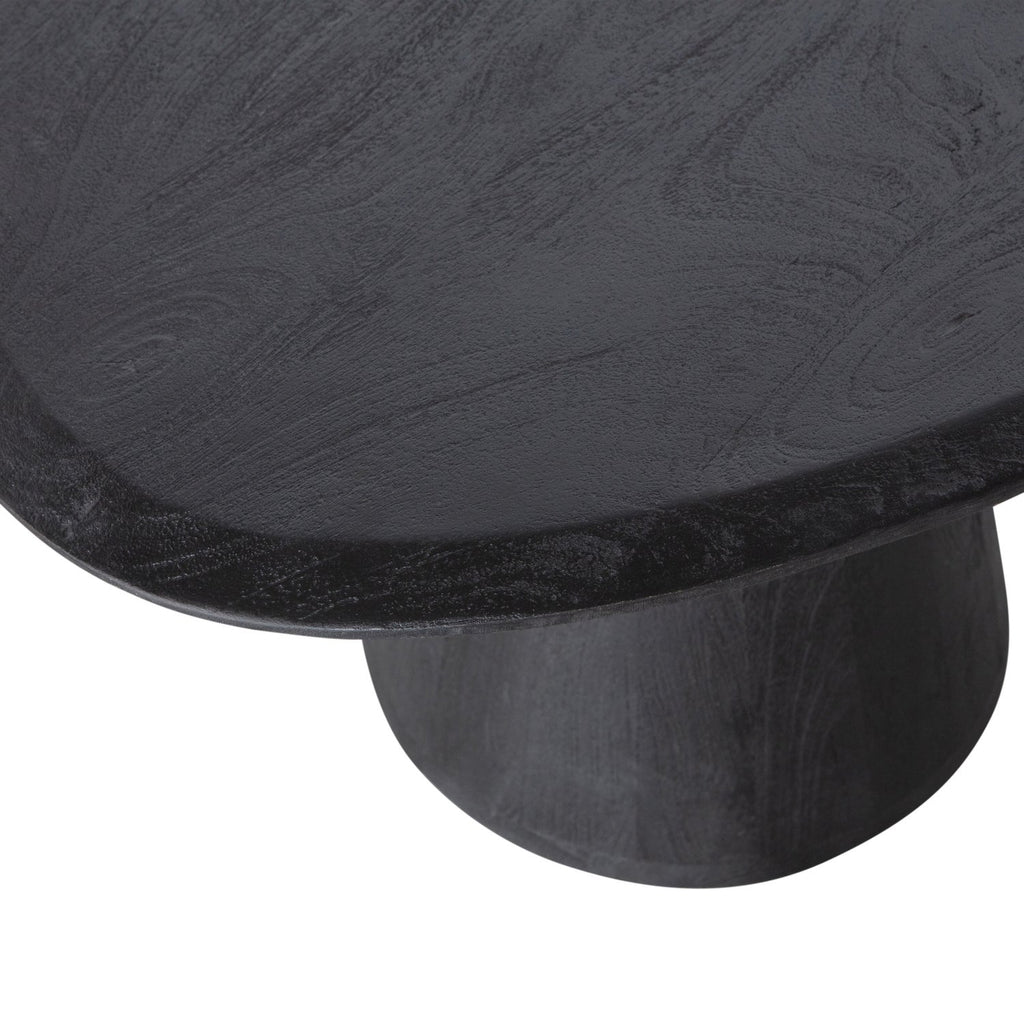 POSTURE COFFEE TABLE MANGO WOOD BLACK O120CM