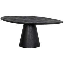 Laden Sie das Bild in den Galerie-Viewer, POSTURE COFFEE TABLE MANGO WOOD BLACK O120CM