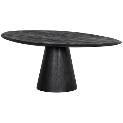 POSTURE COFFEE TABLE MANGO WOOD BLACK O120CM