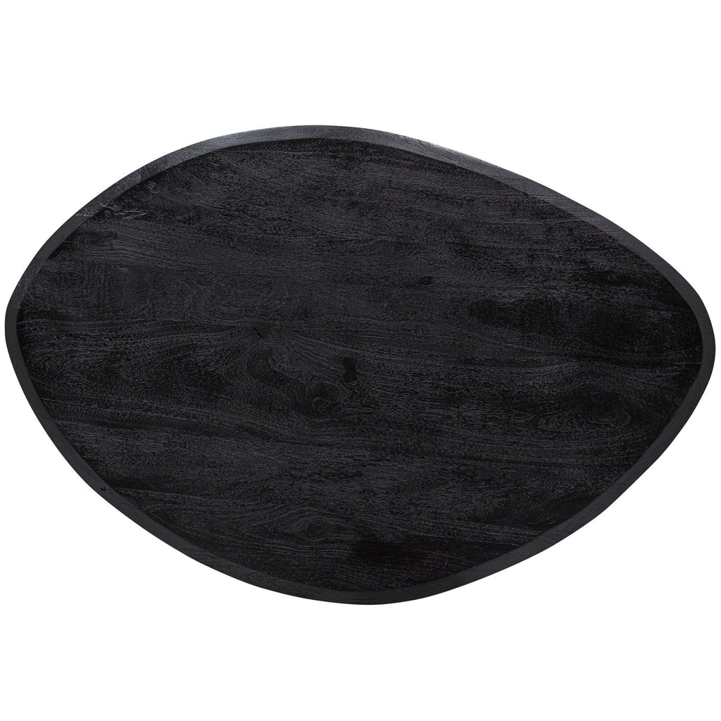 POSTURE COFFEE TABLE MANGO WOOD BLACK O120CM