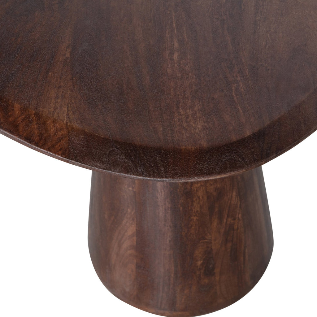 POSTURE SIDE TABLE MANGO WOOD WALNUT