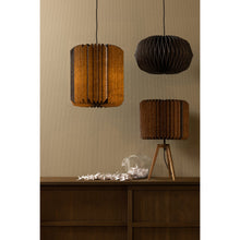 Load image into Gallery viewer, BONES PENDANT LAMP PAPER NATURAL/BLACK