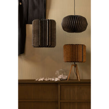 Load image into Gallery viewer, BONES PENDANT LAMP PAPER NATURAL/BLACK