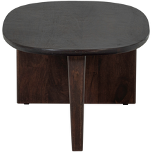 Laden Sie das Bild in den Galerie-Viewer, SEAM COFFEE TABLE MANGO WOOD DARK BROWN
