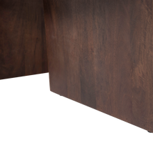 Laden Sie das Bild in den Galerie-Viewer, SEAM COFFEE TABLE MANGO WOOD DARK BROWN
