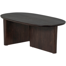 Laden Sie das Bild in den Galerie-Viewer, SEAM COFFEE TABLE MANGO WOOD DARK BROWN